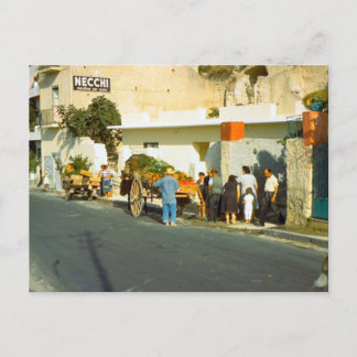 Gemüsehändler, Salerno Postkarte