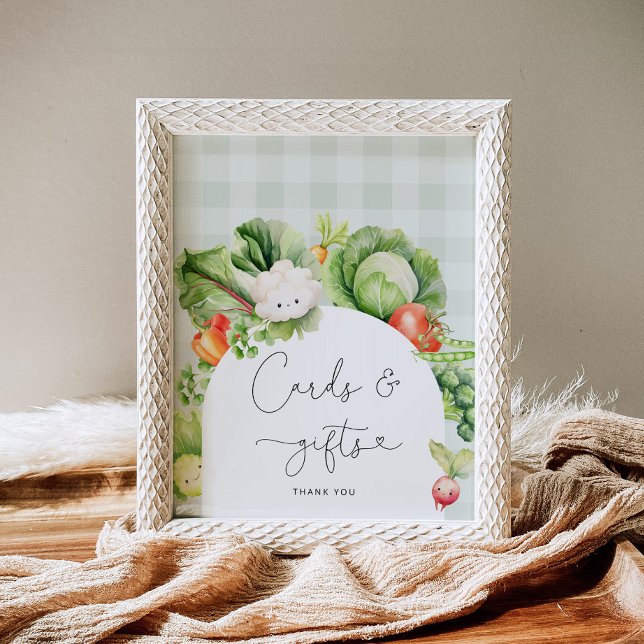 Gemüsekarten und Geschenkzeichen Poster (Von Creator hochgeladen)