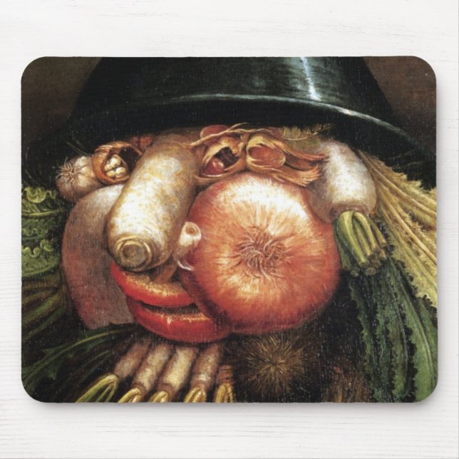 Gemüsekopf Mousepad (Vorne)