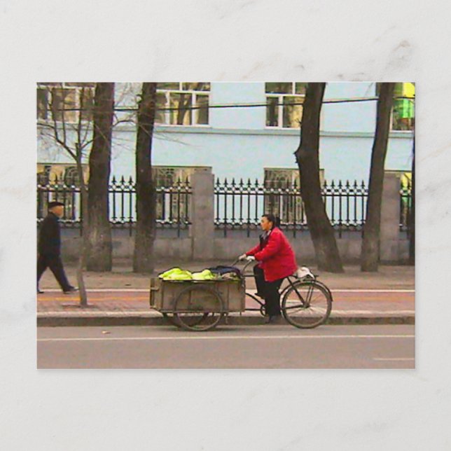 Gemüselieferung Postkarte (Vorderseite)
