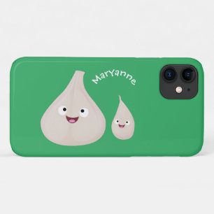 Gemüsemodelle für niedlichen Knoblauch-Cartoon Case-Mate iPhone Hülle