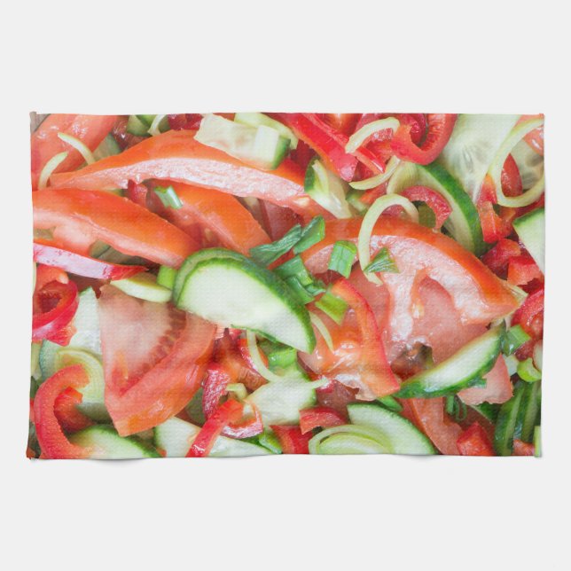 Gemüsesalat Küchentuch (Horizontal)