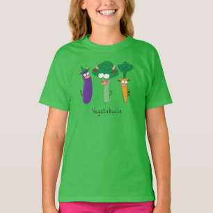 Gemüsesbullen Funny Kid's Girl's T - Shirt