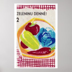 Gemüseschale Streichholzschachtel Kunst Druck, Tsc Poster