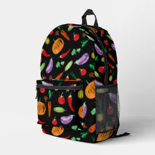 Gemüsesorten Tomatenzepfefferkarottenpilz c Bedruckter Rucksack