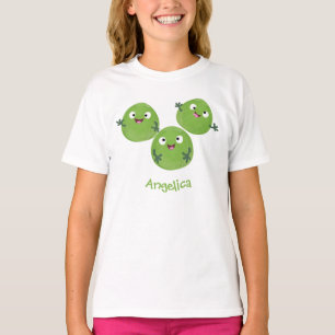 Gemüsesorten von Funny Brussels Cartoon T-Shirt