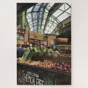 Gemüsestand am Borough Market, London, Vereinigtes