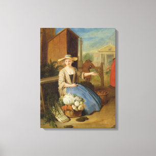 Gemüseverkäufer, Covent Garten, c.1726 (Öl auf Leinwanddruck