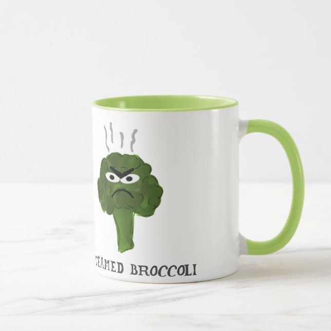 Gemüsewortspiellustiger blöder Veggie-humorvolle Tasse (Rechts)