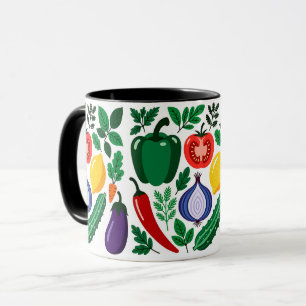 Gemüster Muster Tasse