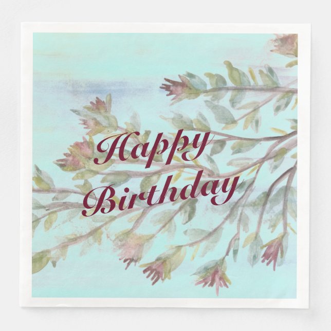 Gemustert akzentuiert serviette (Vorderseite)