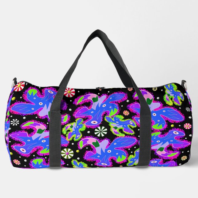 Gemustert Duffle Bag (Vorderseite)