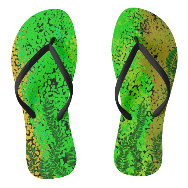 Gemustert Flip Flops (Fußbett)