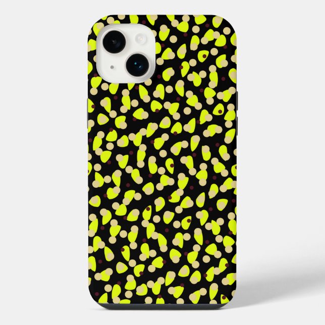 Gemustert iPhone 14 Plus Hülle (Rückseite)