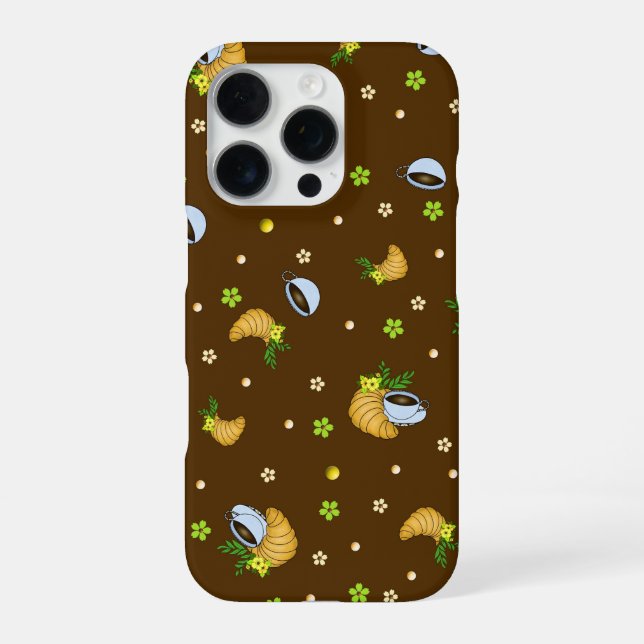 Gemustert iPhone 16 Pro Hülle (Rückseite)