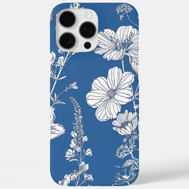 Gemustert iPhone 16 Pro Max Hülle (Rückseite)