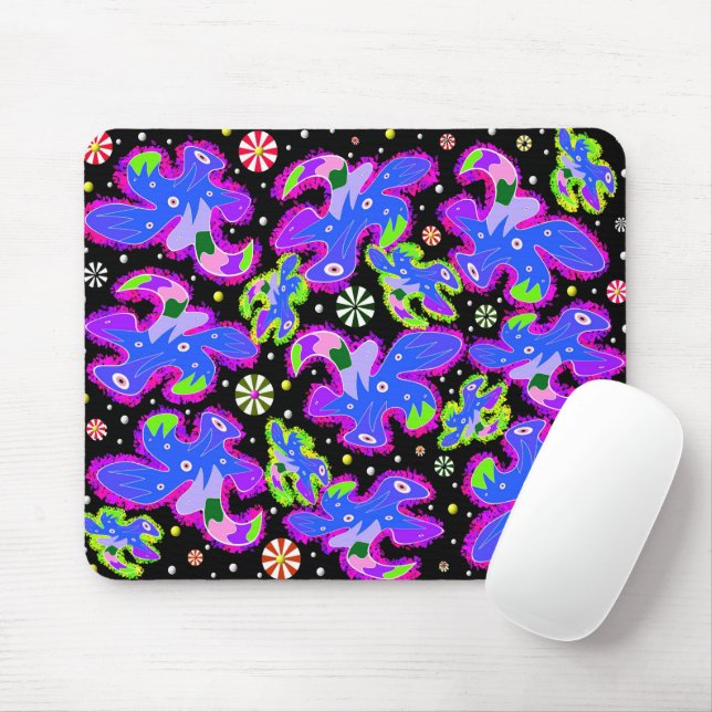 Gemustert Mousepad (Mit Mouse)