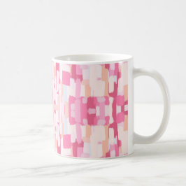 Gemustert rosa kaffeetasse
