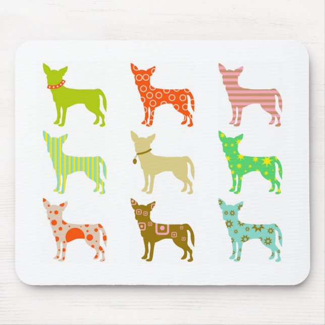 GemustertChihuahua Mousepad (Vorne)