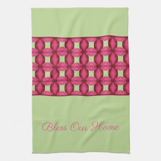 Gemusterte Details Geschirrtuch (Vertikal)