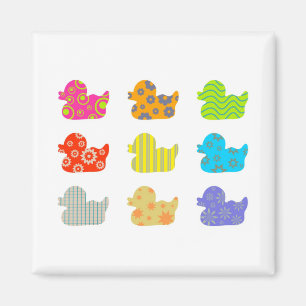 Gemusterte Enten Magnet