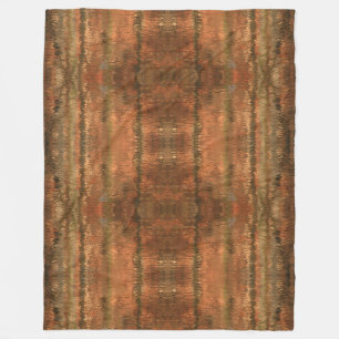 Gemusterte Fleece-Decke rustikaler Südwestbrowns Fleecedecke