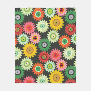 Gemusterte Geber Fleecedecke