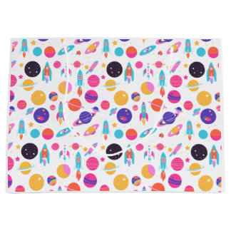 Gemusterte Geschenktasche mit AI Große Geschenktüte