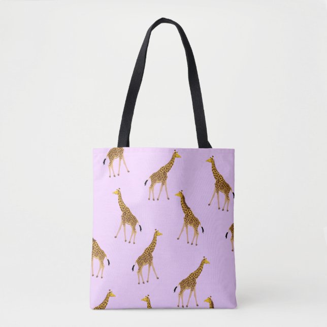 Gemusterte Giraffen-Taschen-Tasche Tasche (Vorderseite)