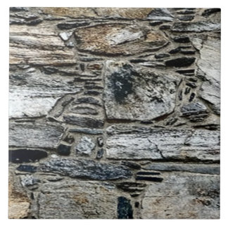 gemusterte große Keramik Tile - Grau, Braun Fliese