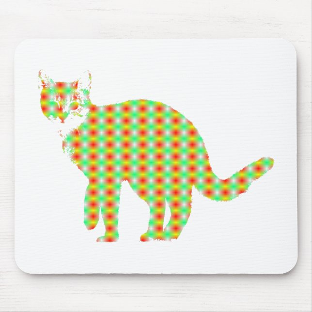 Gemusterte Katze Mousepad (Vorne)