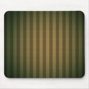 Gemusterte Kohlefaser mit neutralem Streifen Mousepad