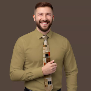 Gemusterte Krawatte des geometrischen Rechtecks