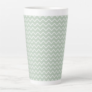 Gemusterte Latte- und Kaffeebeutel Milchtasse