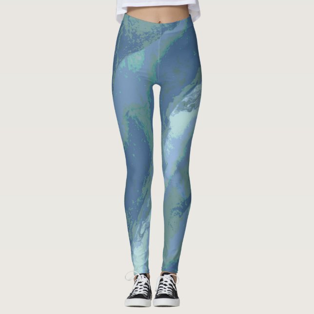 Gemusterte Leggings (Vorderseite)