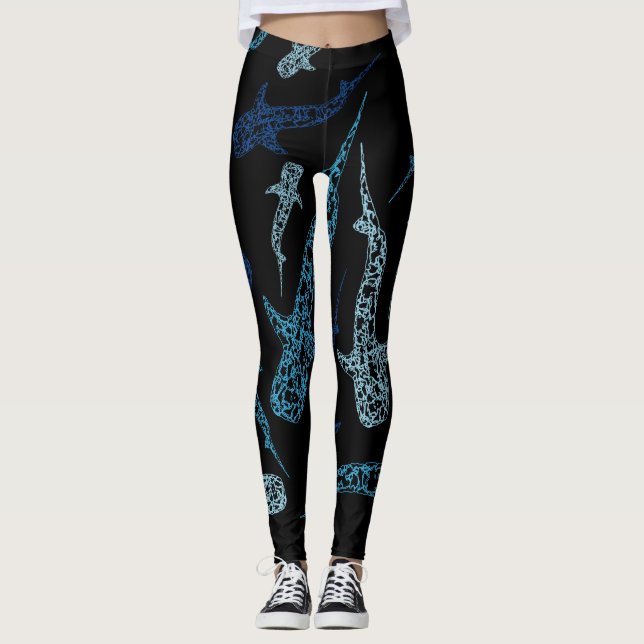 Gemusterte Leggings des Walhaifischs (Vorderseite)