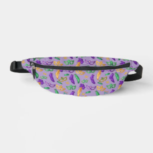 Gemusterte Mardi Gras Bauchtasche