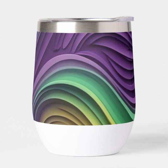Gemusterte Mardi Gras Welle (Links)