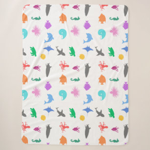 Gemusterte Meerestiere Sherpadecke