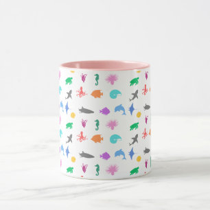 Gemusterte Meerestiere Tasse