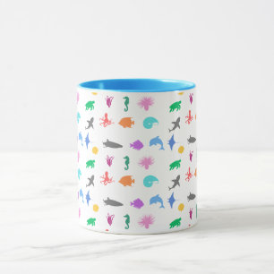 Gemusterte Meerestiere Tasse