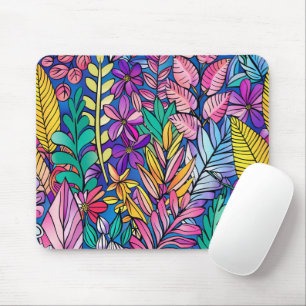 Gemusterte Mousepad in lebendiger Farbenpracht
