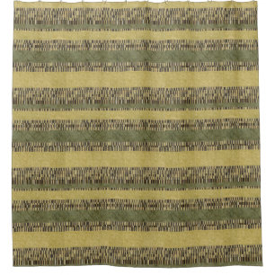 Gemusterte Panel-Malerei Duschvorhang