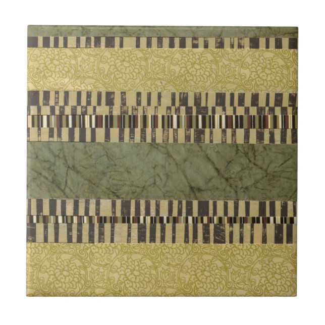 Gemusterte Panel-Malerei Fliese (Vorderseite)