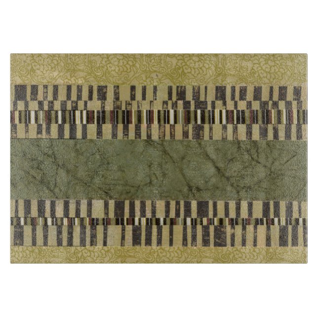 Gemusterte Panel-Malerei Schneidebrett (Vorderseite)