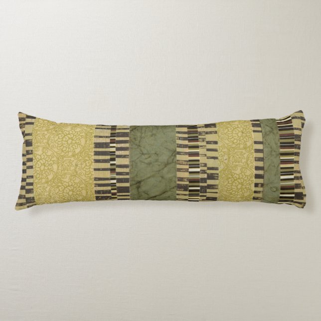 Gemusterte Panel-Malerei Seitenschläferkissen (Vorderseite)