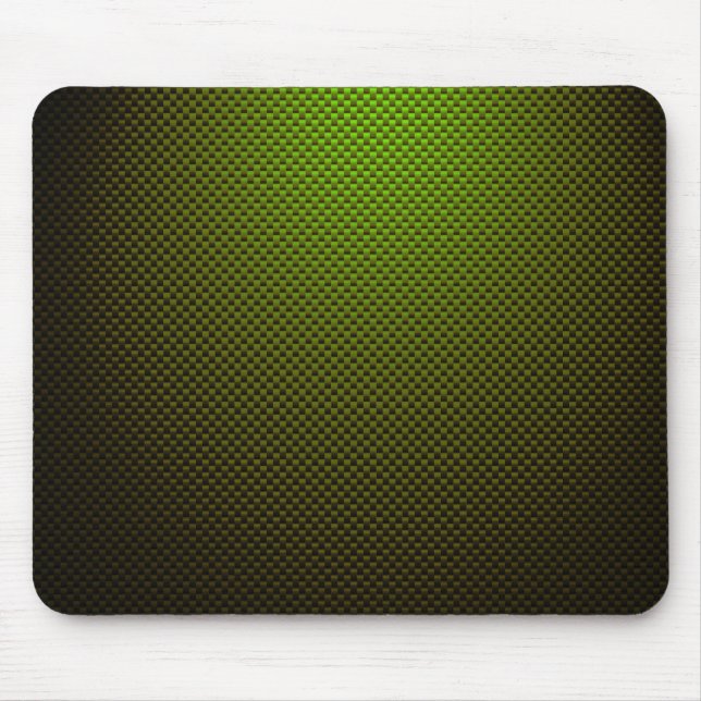 Gemusterte schwarze Kohlefaser Mousepad (Vorne)