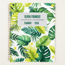 Gemusterte Seiten - Custom Monstera & Banana Leaf Planer