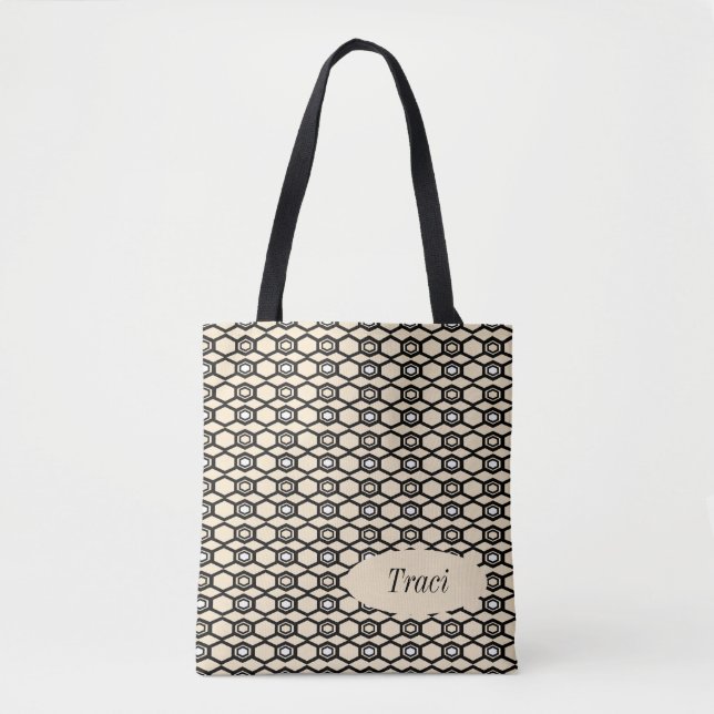 Gemusterte Tote-Tasche Tasche (Vorderseite)