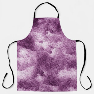 Gemusterte, violette, abstrakte, geschmückte, alte schürze